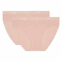 Lot De 2 Culottes Rose Poudré En Coton Stretch DIM Girl 11 Lot De 2 Culottes Rose Poudré En Coton Stretch DIM Girl -Offres DIM Boutique D092YP2 2BU 03