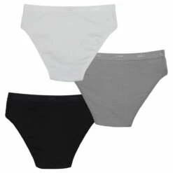 Lot De 3 Culottes Blanche, Noire, Grise Les Pockets DIM Girl -Offres DIM Boutique D093IP3 0HY 02 ghost back