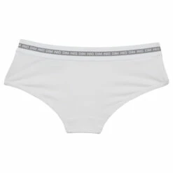 Shorty Fille Coton Stretch Blanc Avec Impressions Argentées Dim Sport -Offres DIM Boutique D093NC1 0HY 02 ghost back