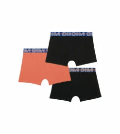 Lot De 3 Boxers Garçon Coton Stretch Ceinture Contrastée Orange EcoDim 8 Lot De 3 Boxers Garçon Coton Stretch Ceinture Contrastée Orange EcoDim -Offres DIM Boutique D096SC3 AFK 02