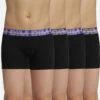 Lot De 4 Boxers Garçon Coton Stretch Ceinture Contrastée Noir EcoDim 2 Lot De 4 Boxers Garçon Coton Stretch Ceinture Contrastée Noir EcoDim -Offres DIM Boutique D096SC4 0HZ 01