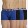 Lot De 4 Boxers Garçon Coton Stretch Ceinture Contrastée Bleu EcoDim 1 Lot De 4 Boxers Garçon Coton Stretch Ceinture Contrastée Bleu EcoDim -Offres DIM Boutique D096SC4 AGC 01