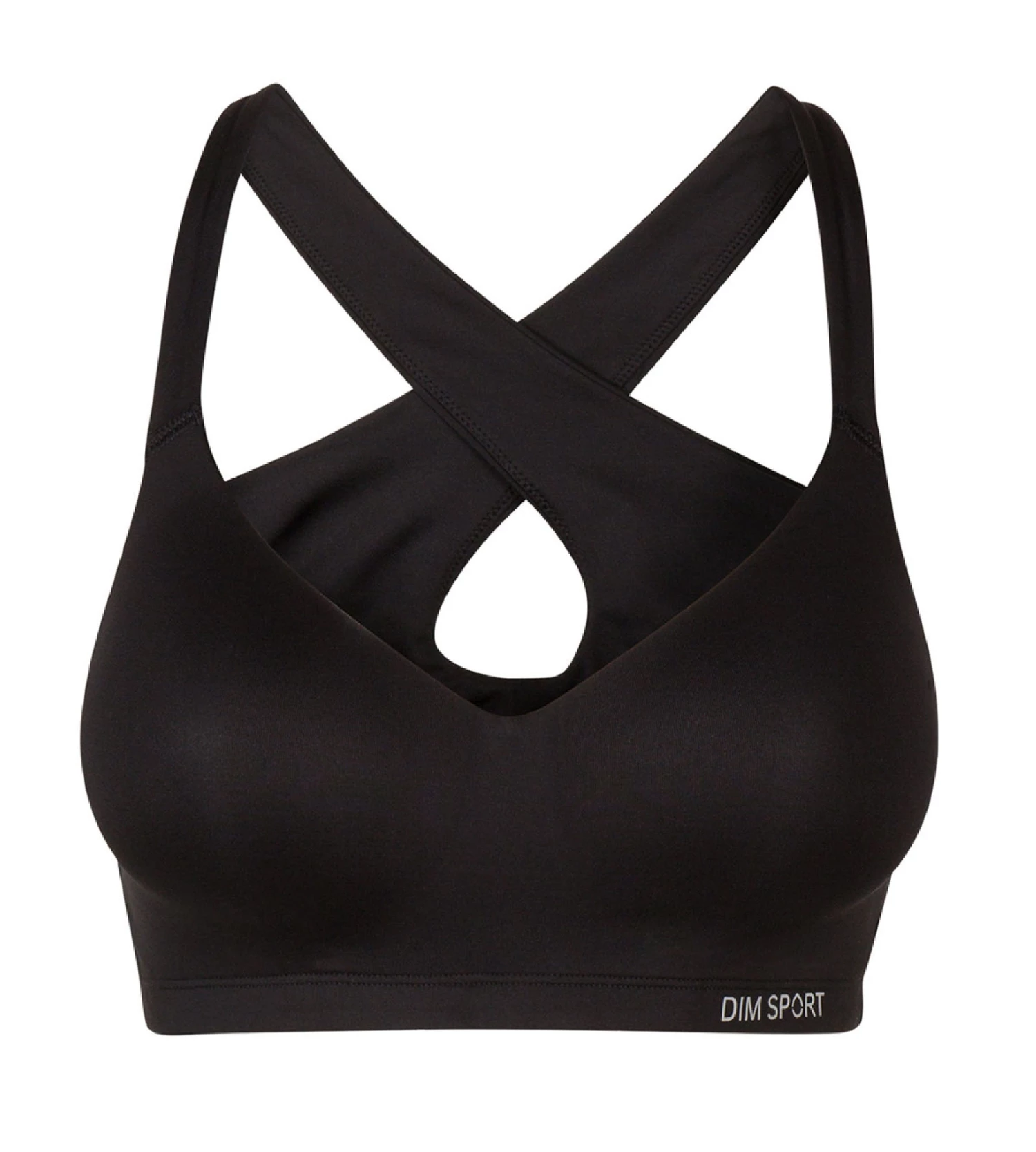 Brassière Ampliforme Microfibre à Impact Modéré + Noir Dim Sport 8 Brassière Ampliforme Microfibre à Impact Modéré + Noir Dim Sport – Image 6