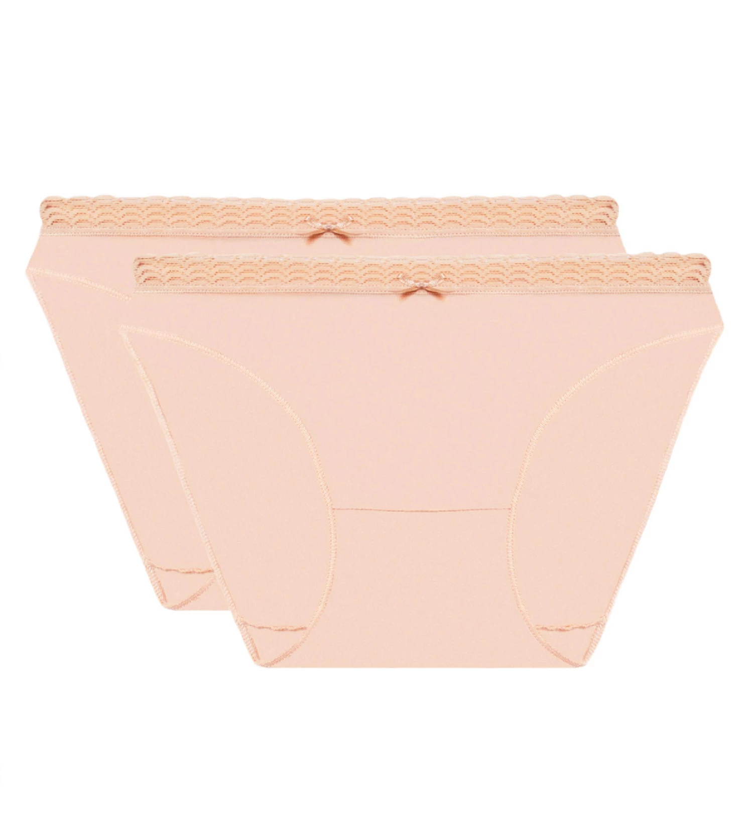 Lot De 2 Culottes Pour Femme Roses DIM Fashion 8 Lot De 2 Culottes Pour Femme Roses DIM Fashion – Image 6