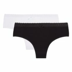 Lot De 2 Hipsters Coton Stretch Noir Et Blanc Dim Basic Fashion 13 Lot De 2 Hipsters Coton Stretch Noir Et Blanc Dim Basic Fashion -Offres DIM Boutique D09AKP2 0CA 05