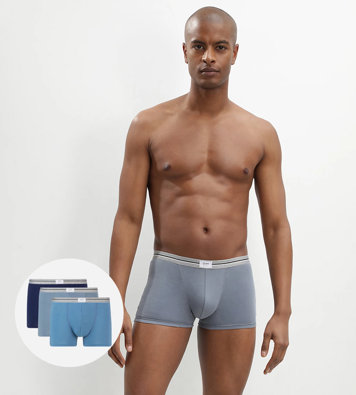 Lot De 3 Boxers Gris Acier Noir Coton Stretch Résistant Ultra Resist 3 Lot De 3 Boxers Gris Acier Noir Coton Stretch Résistant Ultra Resist
