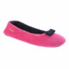 Chaussons Roses En Velours Fille -Offres DIM Boutique D09XAC1 2BU 01