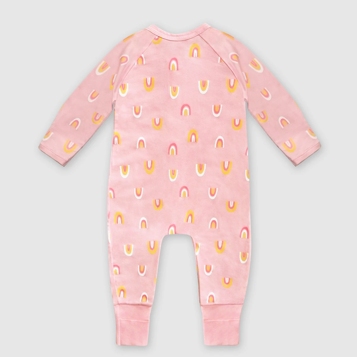 Pyjama Bébé Zippé En Coton Stretch Rose Imprimé Rainbow Dim ZIPPY ® 6 Pyjama Bébé Zippé En Coton Stretch Rose Imprimé Rainbow Dim ZIPPY ® – Image 4