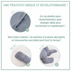 Barboteuse Bébé Zippée Coton Stretch Grise Motifs Pois Blanc Dim ZIPPY ® 11 Barboteuse Bébé Zippée Coton Stretch Grise Motifs Pois Blanc Dim ZIPPY ® -Offres DIM Boutique D0A0NC1 9WK 04