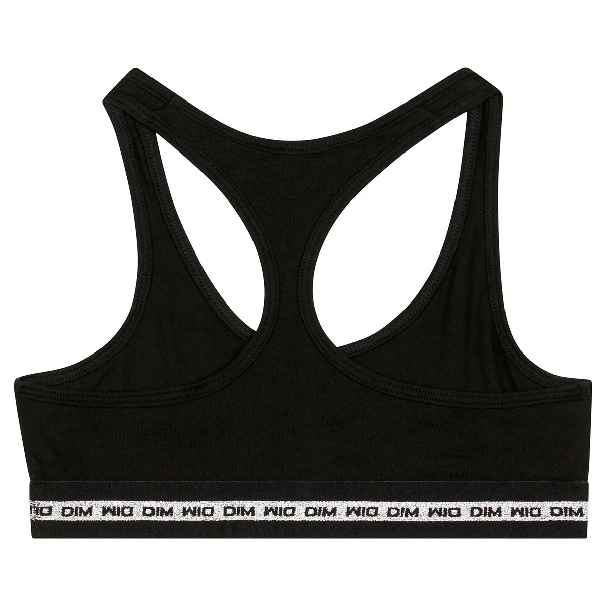 Brassière De Sport Noire Pour Fille En Coton Stretch Dim Sport 5 Brassière De Sport Noire Pour Fille En Coton Stretch Dim Sport – Image 3