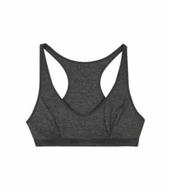 Brassière De Sport Pour Fille Gris Chiné Foncé En Microfibre Dim Micro