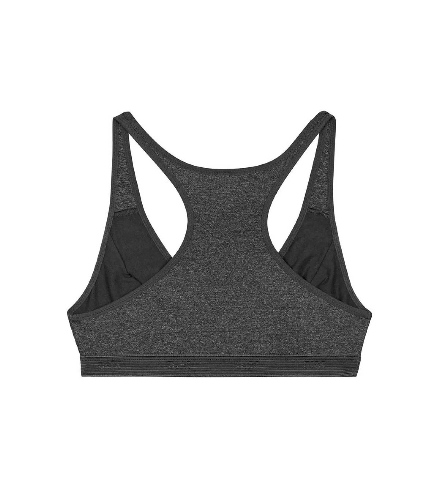 Brassière De Sport Pour Fille Gris Chiné Foncé En Microfibre Dim Micro 5 Brassière De Sport Pour Fille Gris Chiné Foncé En Microfibre Dim Micro – Image 3