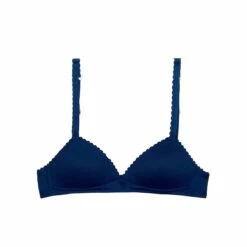 Soutien-gorge Triangle à Coques Coloris Jean Pour Fille Dim Touch