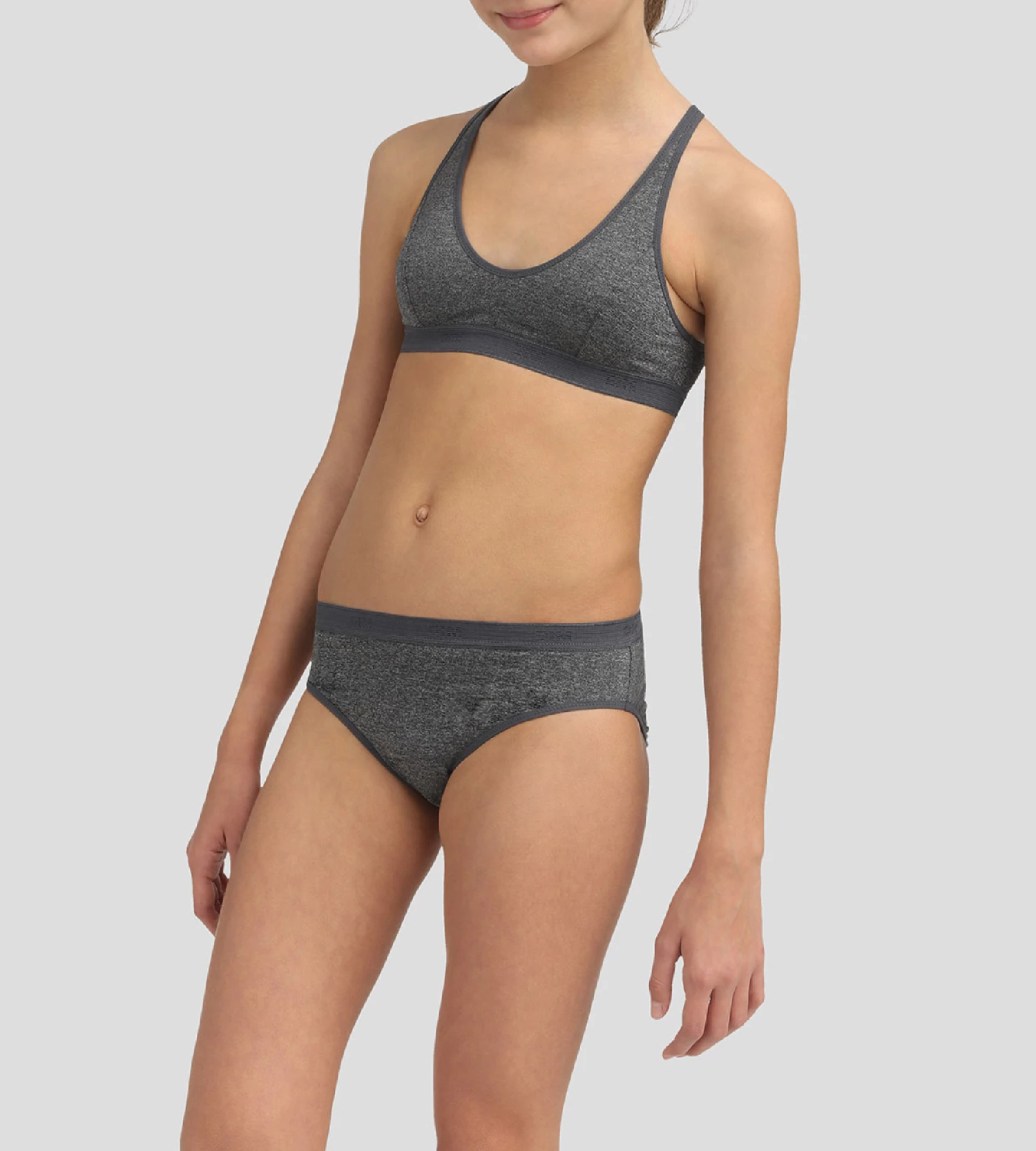 Culotte Chiné Foncé Pour Fille En Microfibre Dim Micro 7 Culotte Chiné Foncé Pour Fille En Microfibre Dim Micro – Image 5