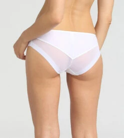 Culotte En Microfibre Et Tulle Blanc Generous De Dim -Offres DIM Boutique D0A63C1 0HY 02