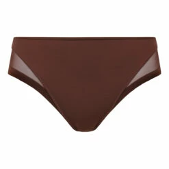 Culotte En Microfibre Et Tulle Cacao Intense Generous Dim -Offres DIM Boutique D0A63C1 AHM 05
