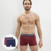 Lot De 2 Boxers Coton Stretch Bio Rouge Vin Bleu Denim Green By Dim 1 Lot De 2 Boxers Coton Stretch Bio Rouge Vin Bleu Denim Green By Dim -Offres DIM Boutique D0A6CM2 9LW 01