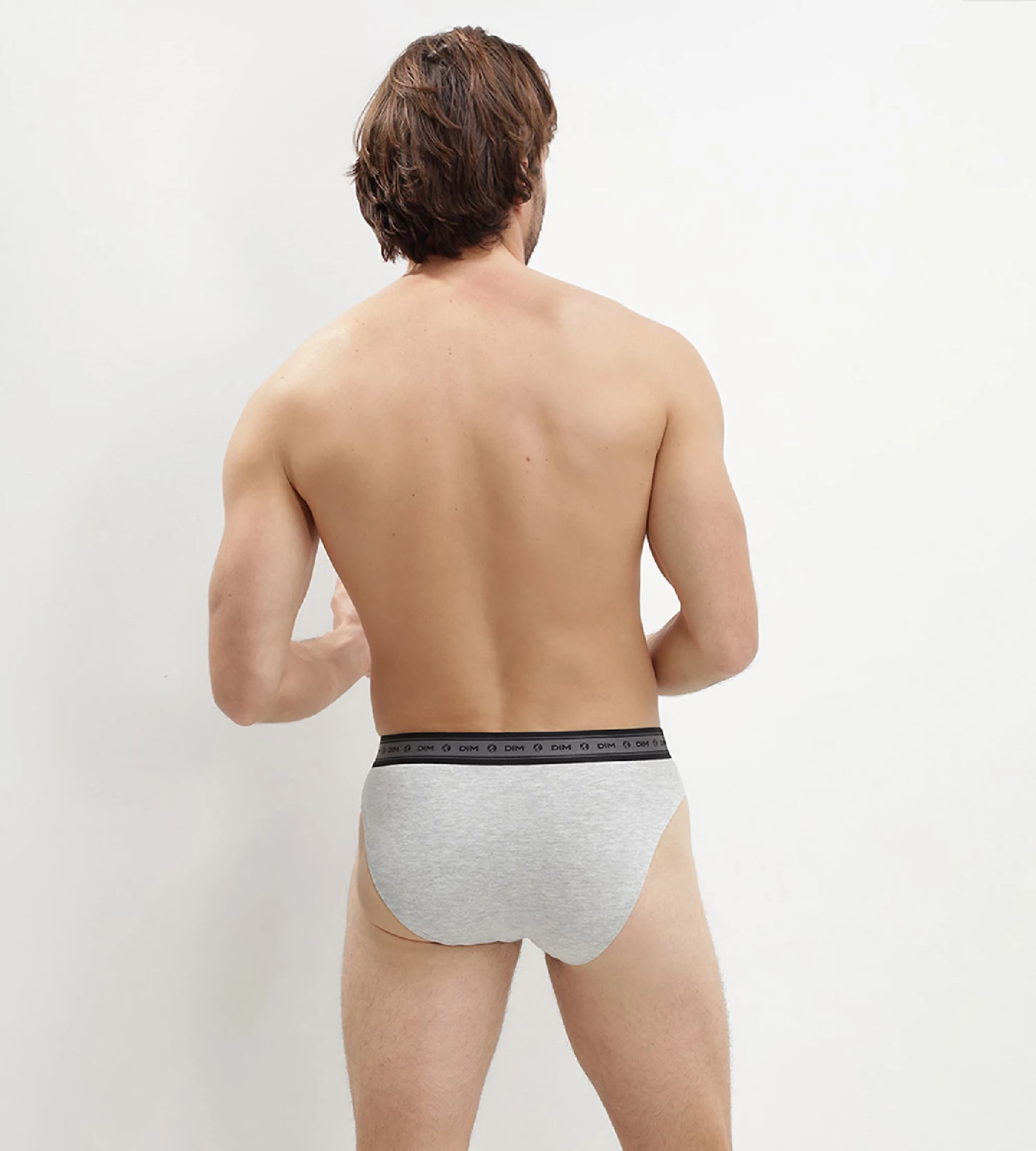 Lot De 2 Slips Homme Coton Stretch Bio Noir Gris Perle Green By Dim 6 Lot De 2 Slips Homme Coton Stretch Bio Noir Gris Perle Green By Dim – Image 4