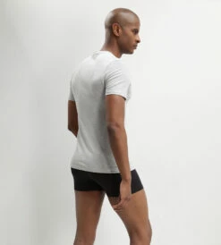 Lot De 2 Tshirts Homme Coton Bio à Col V Blanc Gris Perle Green By Dim 7 Lot De 2 Tshirts Homme Coton Bio à Col V Blanc Gris Perle Green By Dim -Offres DIM Boutique D0A6EE2 9LX 02