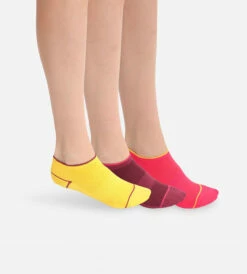 Lot De 3 Paires De Socquettes Courtes Impact Léger Bordeaux Dim Sport -Offres DIM Boutique D0AA5M3 AD2 01 1