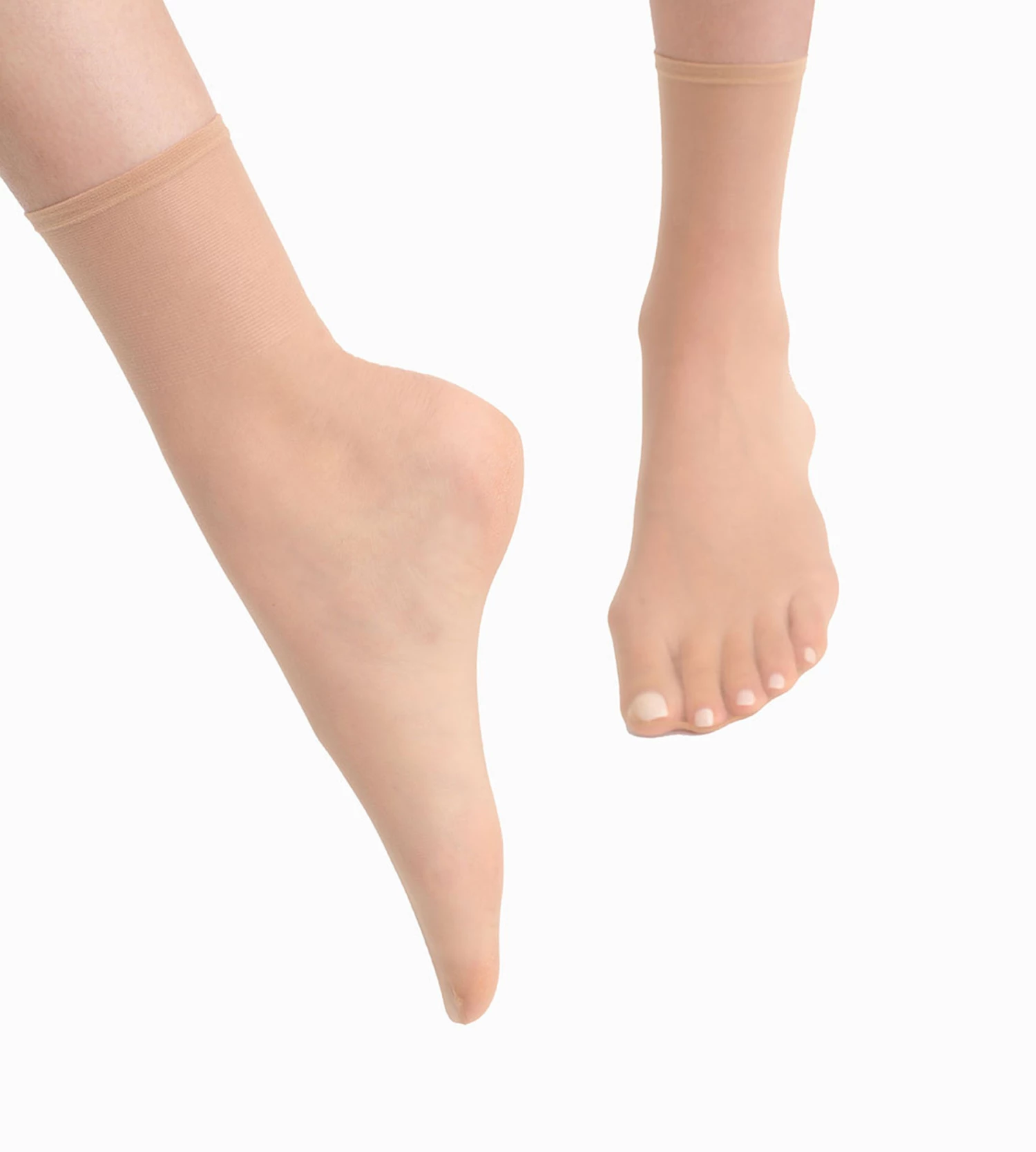 Lot De 2 Paires De Socquettes Femme Nude Sable Sublim Voile Brillant 5 Lot De 2 Paires De Socquettes Femme Nude Sable Sublim Voile Brillant – Image 3