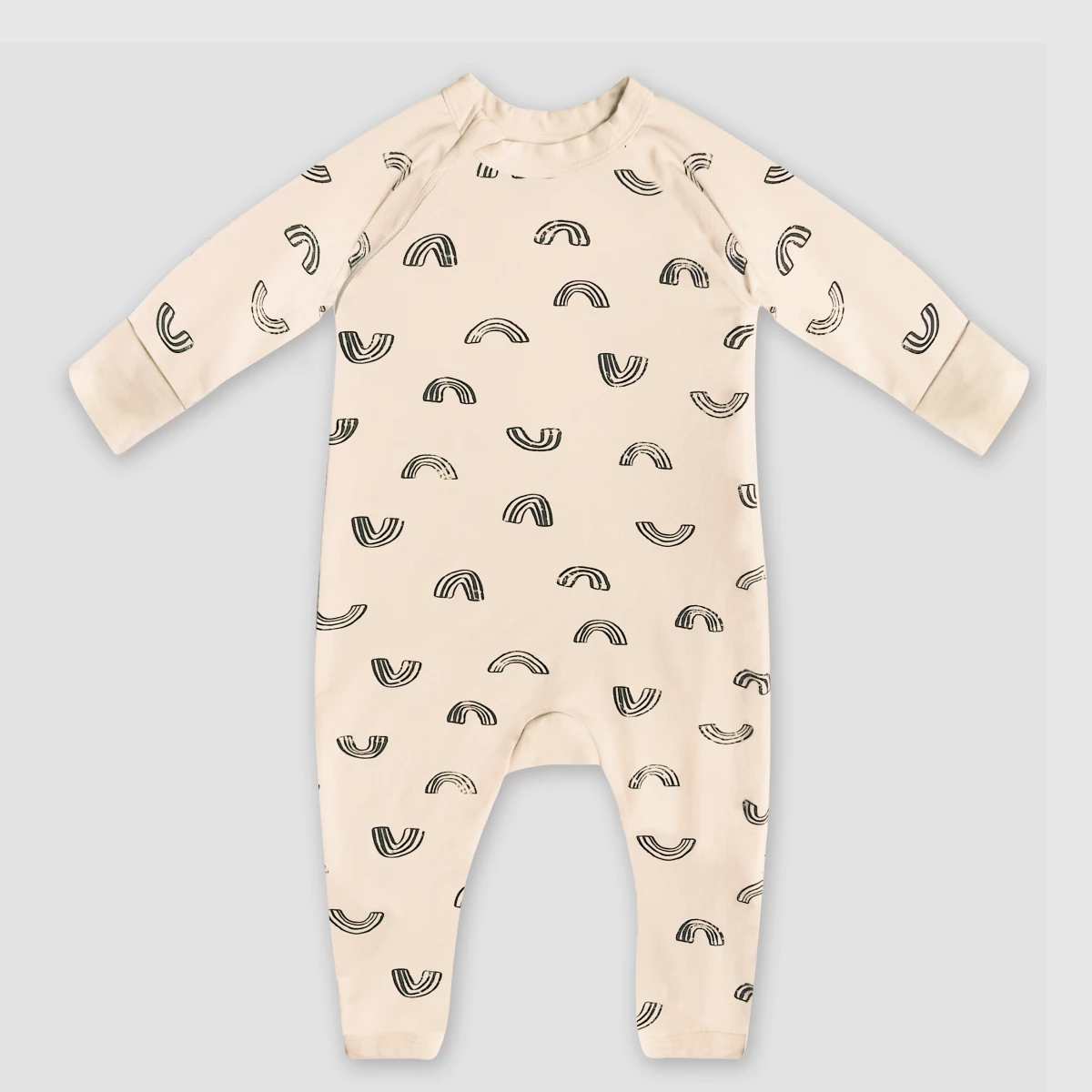 Pyjama Bébé Zippé En Coton Bio Vanille Imprimé Rainbow Dim ZIPPY ® 3 Pyjama Bébé Zippé En Coton Bio Vanille Imprimé Rainbow Dim ZIPPY ®