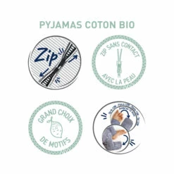 Pyjama Bébé Zippé En Coton Bio Vanille Imprimé Rainbow Dim ZIPPY ® 11 Pyjama Bébé Zippé En Coton Bio Vanille Imprimé Rainbow Dim ZIPPY ® -Offres DIM Boutique D0AVJC1 9XE 04