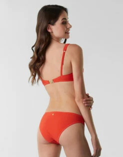 Maillot De Bain Slip Midi En Fil De Nylon Recyclé, Orange 11 Maillot De Bain Slip Midi En Fil De Nylon Recyclé, Orange -Offres DIM Boutique D0AXGPA AO1 04