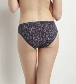 Culotte Menstruelle En Coton Bio Et Pois Indigo Flux Moyen Dim Protect -Offres DIM Boutique D0AY7E1 A83 02