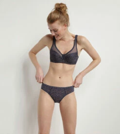 Culotte Menstruelle En Coton Bio Et Pois Indigo Flux Moyen Dim Protect -Offres DIM Boutique D0AY7E1 A83 03