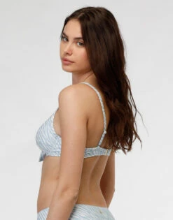 Haut De Maillot De Bain à Armatures, Imprimé Animalier Bleu Clair -Offres DIM Boutique D0AYRPA ASM 02