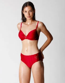 Haut De Maillot De Bain Rouge à Armatures Femme -Offres DIM Boutique D0AZ4PA A22 03