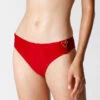 Bas De Maillot De Bain En Microfibre Gaufrée Rouge Pour Femme -Offres DIM Boutique D0AZ5PA A22 01
