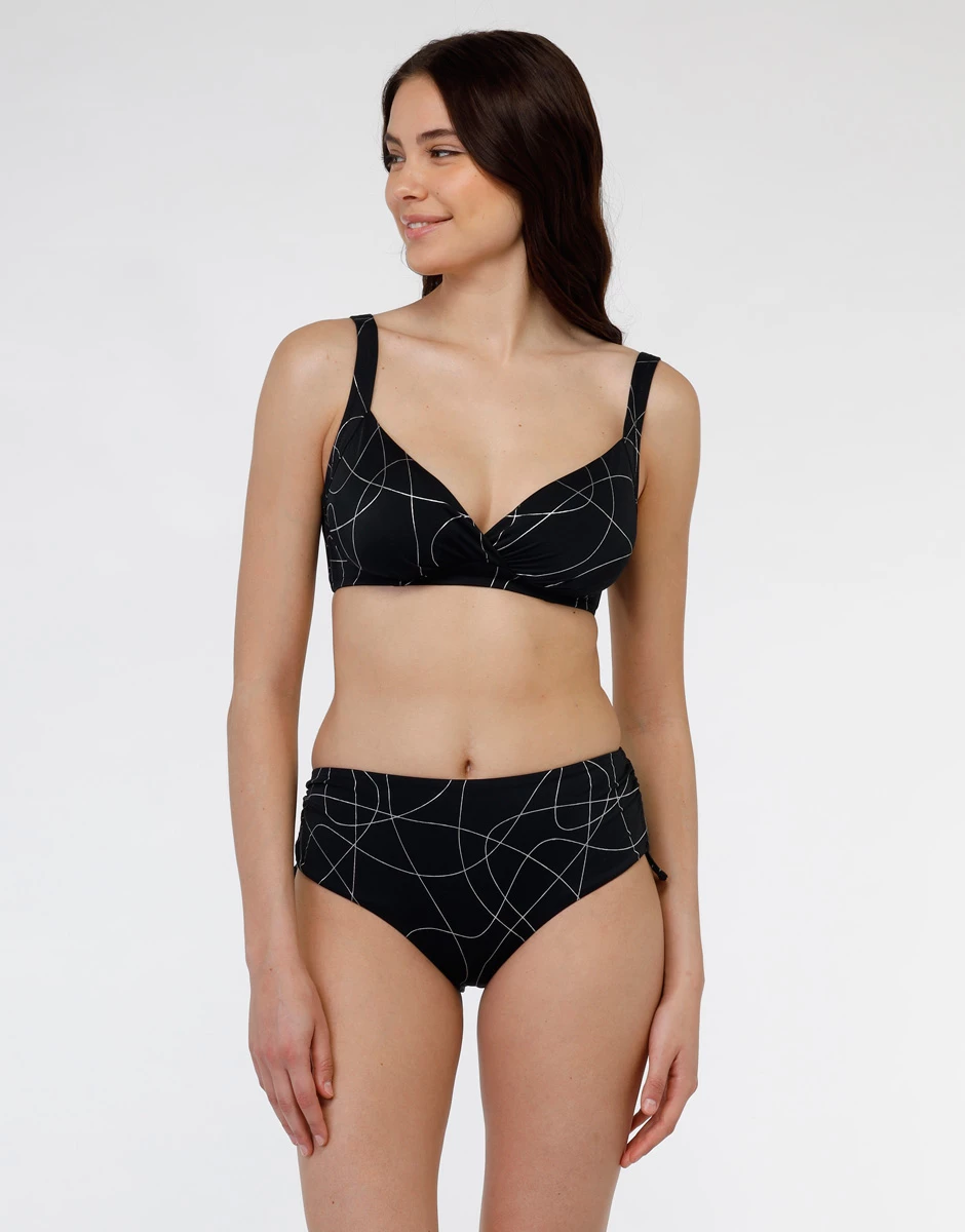 Maillot De Bain Soutien-gorge Sans Armatures En Microfibre Noir 6 Maillot De Bain Soutien-gorge Sans Armatures En Microfibre Noir – Image 4