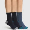 Lot De 3 Paires De Chaussettes Enfant Mix And Match Marine Coton Style