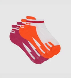 Lot De 2 Paires De Socquettes Enfant Rétro Rose Corail Dim Sport -Offres DIM Boutique D0B47M2 A1A 02