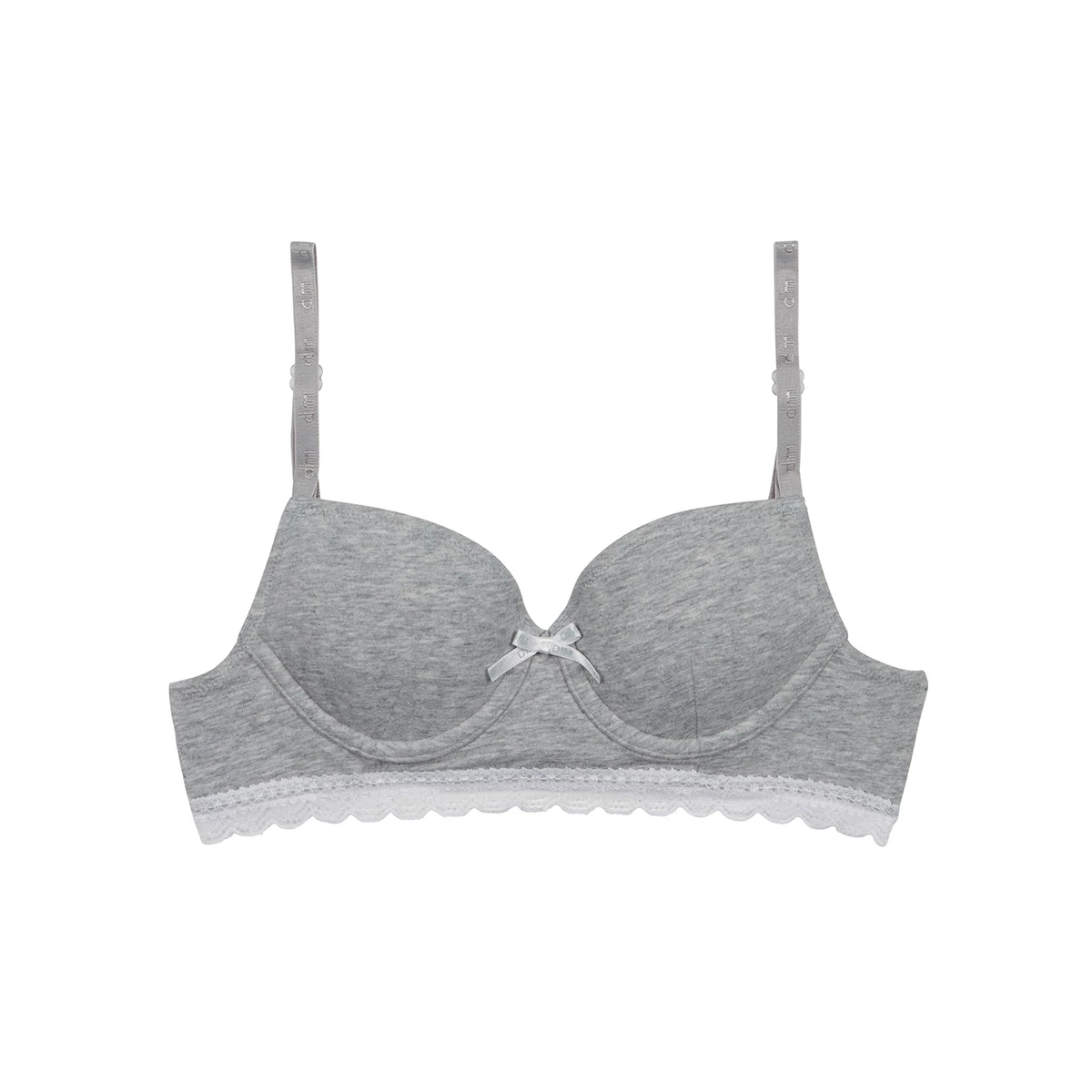 Soutien-gorge Fille à Coques Moulées En Coton Stretch Gris Dim Trendy 3 Soutien-gorge Fille à Coques Moulées En Coton Stretch Gris Dim Trendy