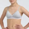 Soutien-gorge Fille à Mousses Amovibles Coton Stretch Gris Dim Trendy -Offres DIM Boutique D0BETC1 2NZ 01