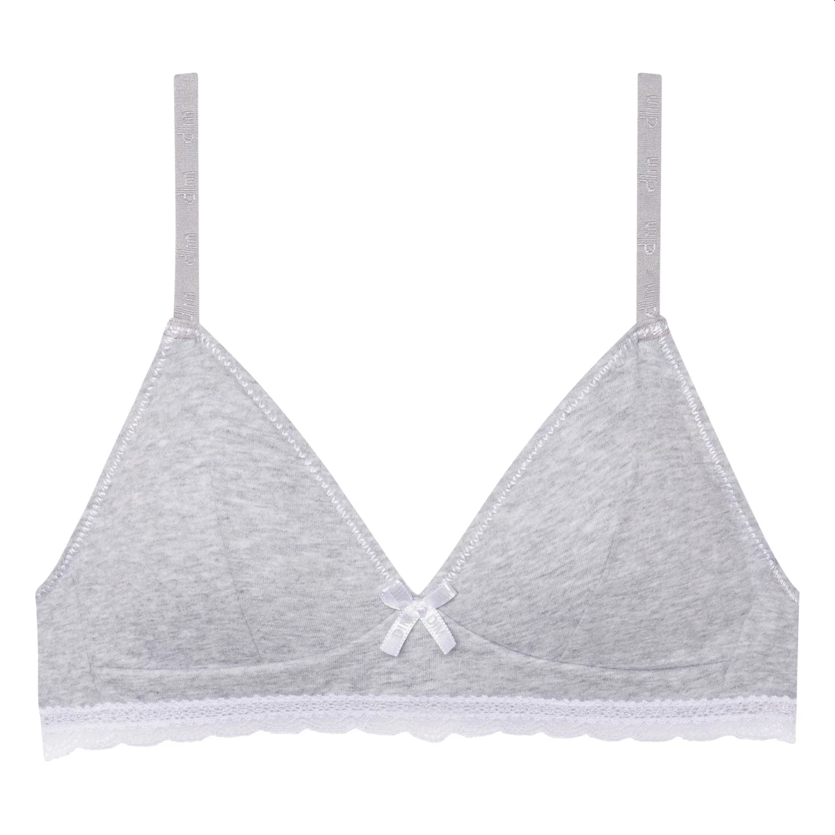 Soutien-gorge Fille à Mousses Amovibles Coton Stretch Gris Dim Trendy 6 Soutien-gorge Fille à Mousses Amovibles Coton Stretch Gris Dim Trendy – Image 4