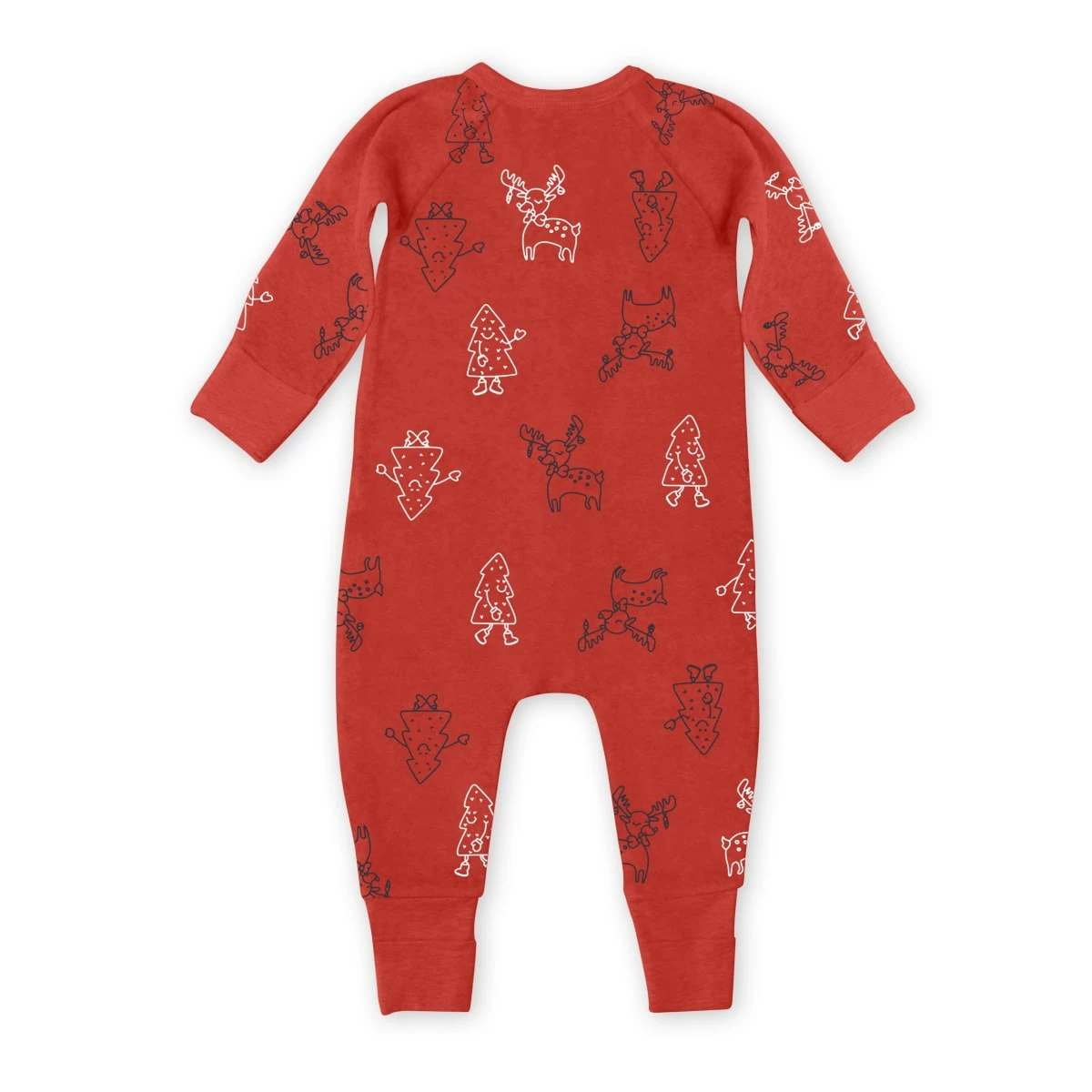 Pyjama Bébé Velours à Zip Double Sens Motif Rennes Noël Dim ZIPPY ® 6 Pyjama Bébé Velours à Zip Double Sens Motif Rennes Noël Dim ZIPPY ® – Image 4