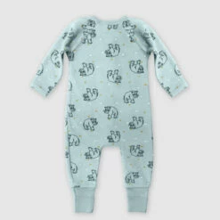 Pyjama Bébé Velours à Zip Double Sens Motif Rhino Bleu Dim ZIPPY ® -Offres DIM Boutique D0BHYC1 A67 03