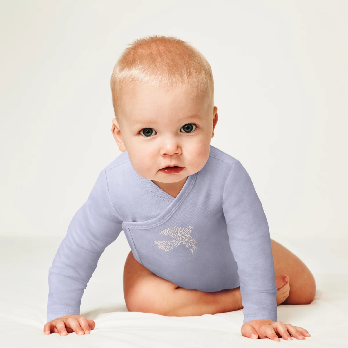 Lot De 2 Body Bébé En Coton Bio à Manches Longues Parme Dim Baby 5 Lot De 2 Body Bébé En Coton Bio à Manches Longues Parme Dim Baby – Image 3