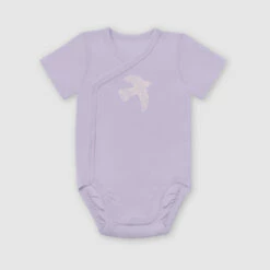 Lot De 2 Body Bébé En Coton Bio à Manches Courtes Parme Dim Baby -Offres DIM Boutique D0BI0C2 AAH 03