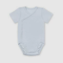 Lot De 2 Body Bébé En Coton Bio à Manches Courtes Parme Dim Baby -Offres DIM Boutique D0BI0C2 AAH 04