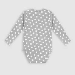 Lot De 3 Body Coton Bio à Manches Longues Et Pois Blanc Gris Dim Baby 15 Lot De 3 Body Coton Bio à Manches Longues Et Pois Blanc Gris Dim Baby -Offres DIM Boutique D0BI1C3 A69 06