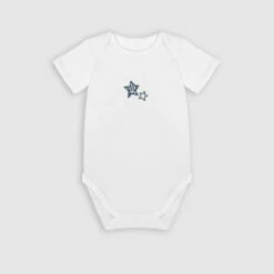 Lot De 3 Body Coton Bio Manches Courtes à étoiles Bleu Dim Baby 13 Lot De 3 Body Coton Bio Manches Courtes à étoiles Bleu Dim Baby -Offres DIM Boutique D0BI2C3 A6A 04