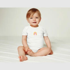 Lot De 3 Body Coton Bio à Manches Courtes Arc-en-ciel Rose Dim Baby 11 Lot De 3 Body Coton Bio à Manches Courtes Arc-en-ciel Rose Dim Baby -Offres DIM Boutique D0BI2C3 A6B 02