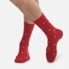 Chaussettes Homme En Fil D’écosse Rouge à Motifs Pois Monsieur Dim -Offres DIM Boutique D0BLWM1 APK 01