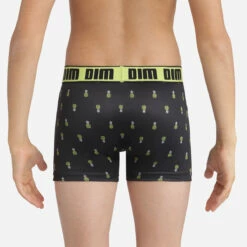 Boxer Garçon En Microfibre Avec Motif Ananas Absinthe Dim Micro -Offres DIM Boutique D0BVEC1 3RD 02