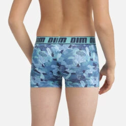 Boxer Garçon En Microfibre à Imprimé Tropical Menthol Dim Micro -Offres DIM Boutique D0BVEC1 AC5 02